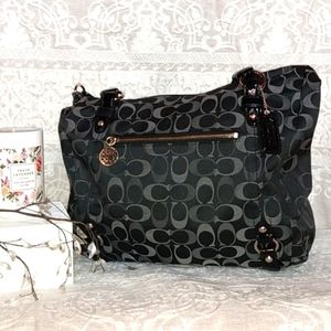 Coach Purse, black, medium